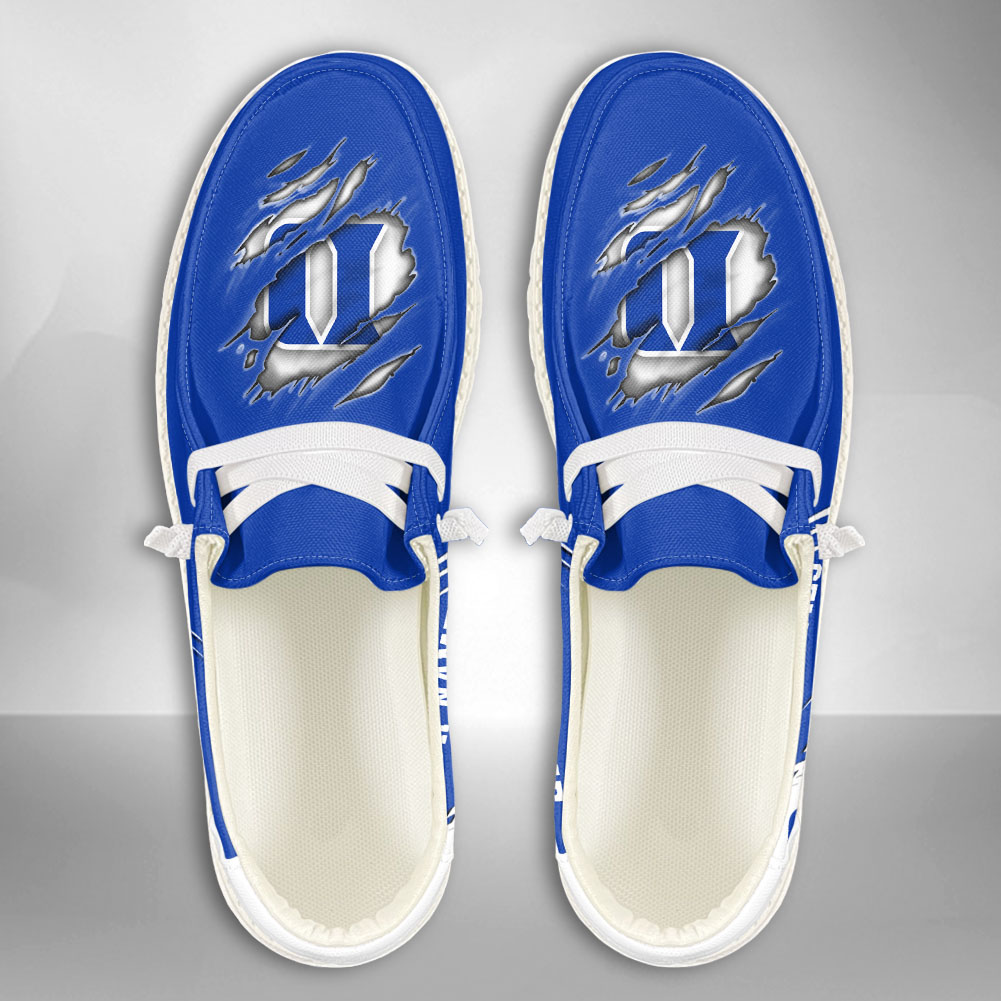 Duke Blue Devils personalisierte H-D-Sportschuhe – individuelles Namensdesign