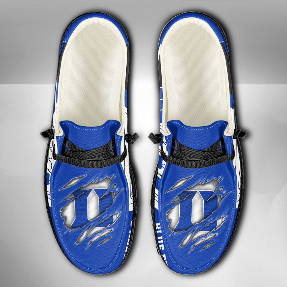 Duke Blue Devils personalisierte H-D-Sportschuhe – individuelles Namensdesign