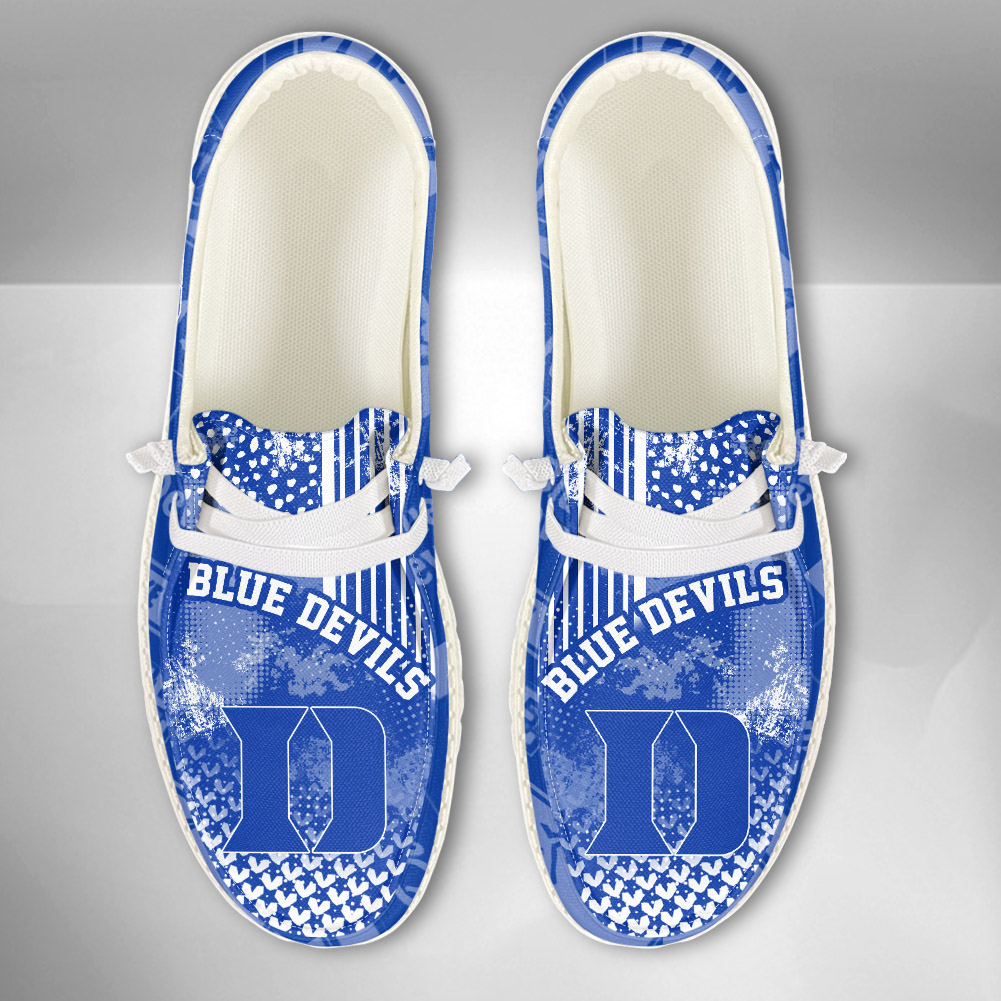 Duke Blue Devils personalisierte H-D-Sportschuhe – individuelles Namensdesign