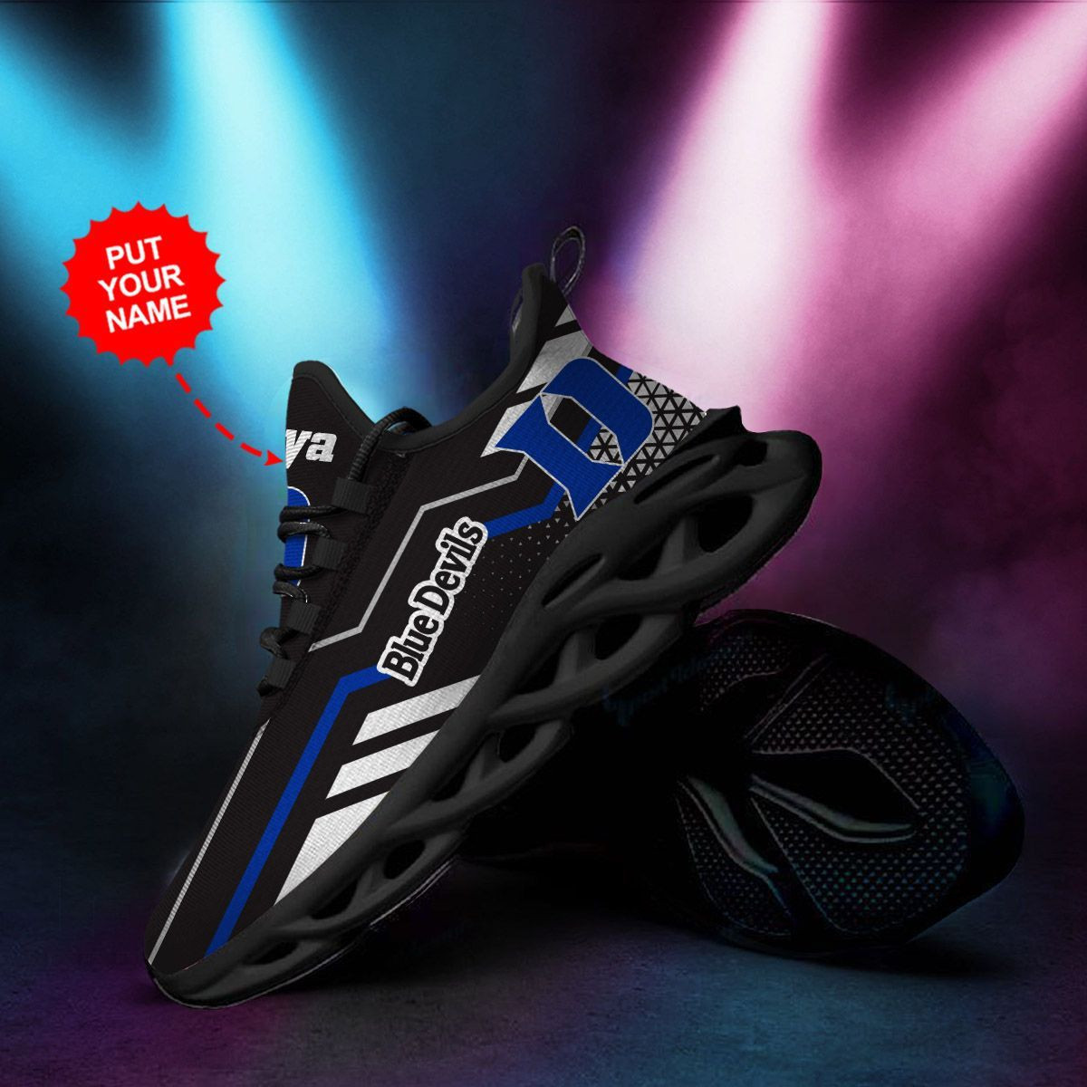 Duke Blue Devils personalisierte Max Soul Sneakers Schuhe