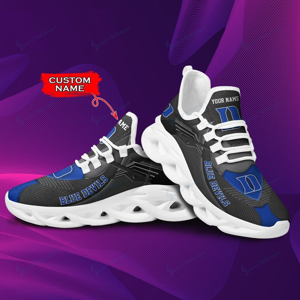 Duke Blue Devils personalisierte Max Soul YZ Running Sneakers 297