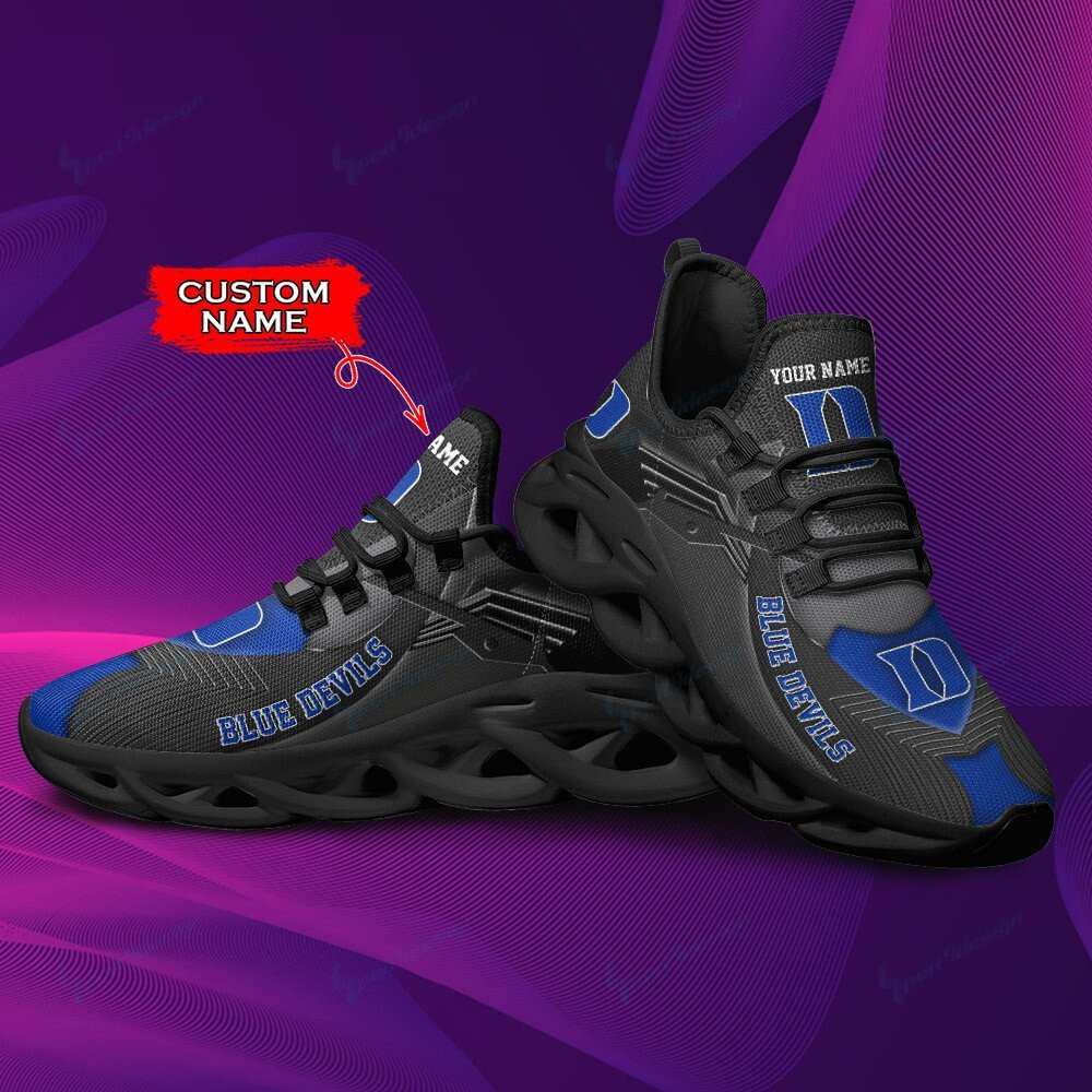Duke Blue Devils personalisierte Max Soul YZ Running Sneakers 297