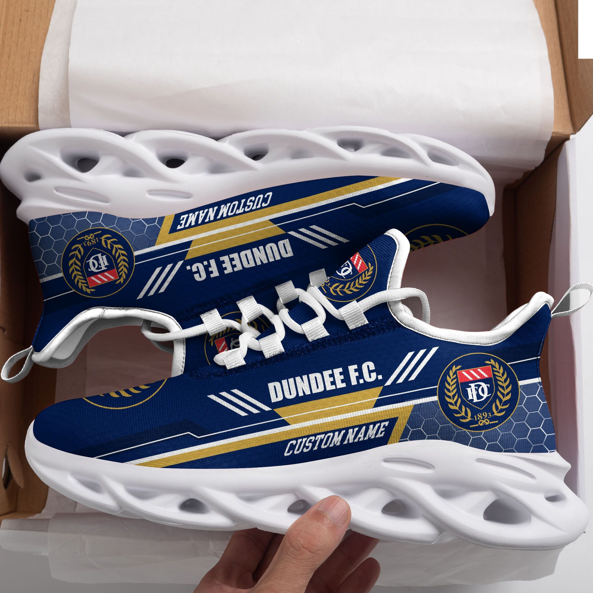 Dundee F.C. Personalisierte Max Soul Sneakers Schuhe