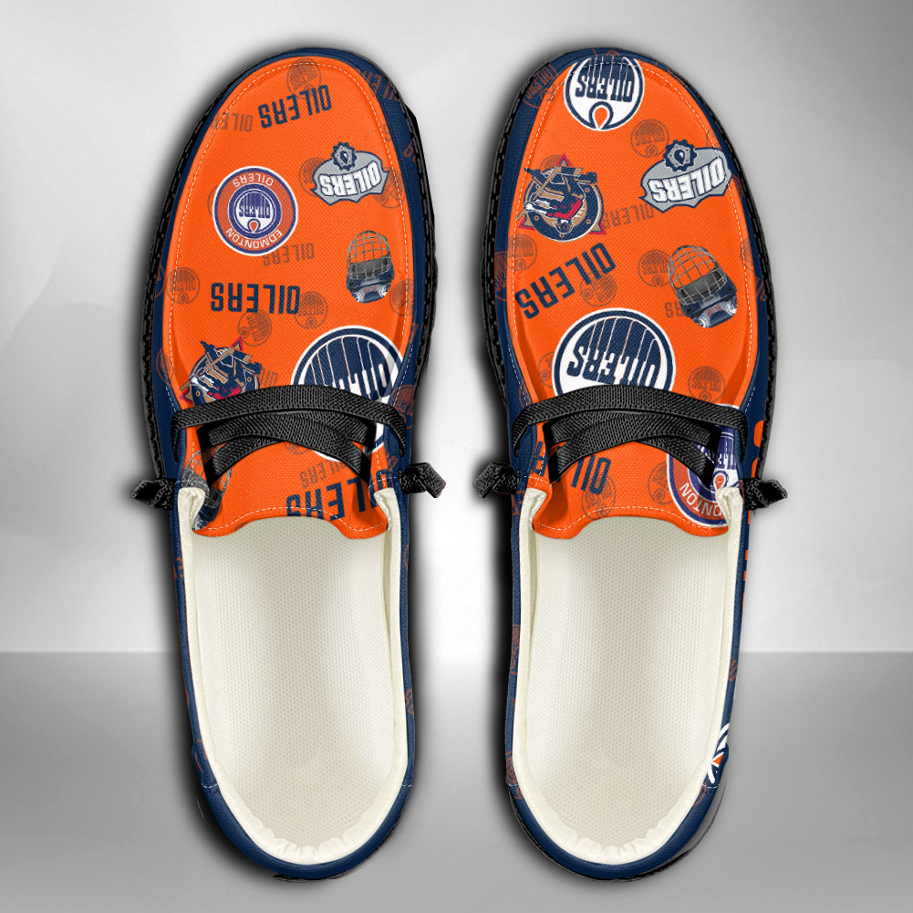 Edmonton Oilers personalisierte H-D-Sportschuhe – individuelles Namensdesign