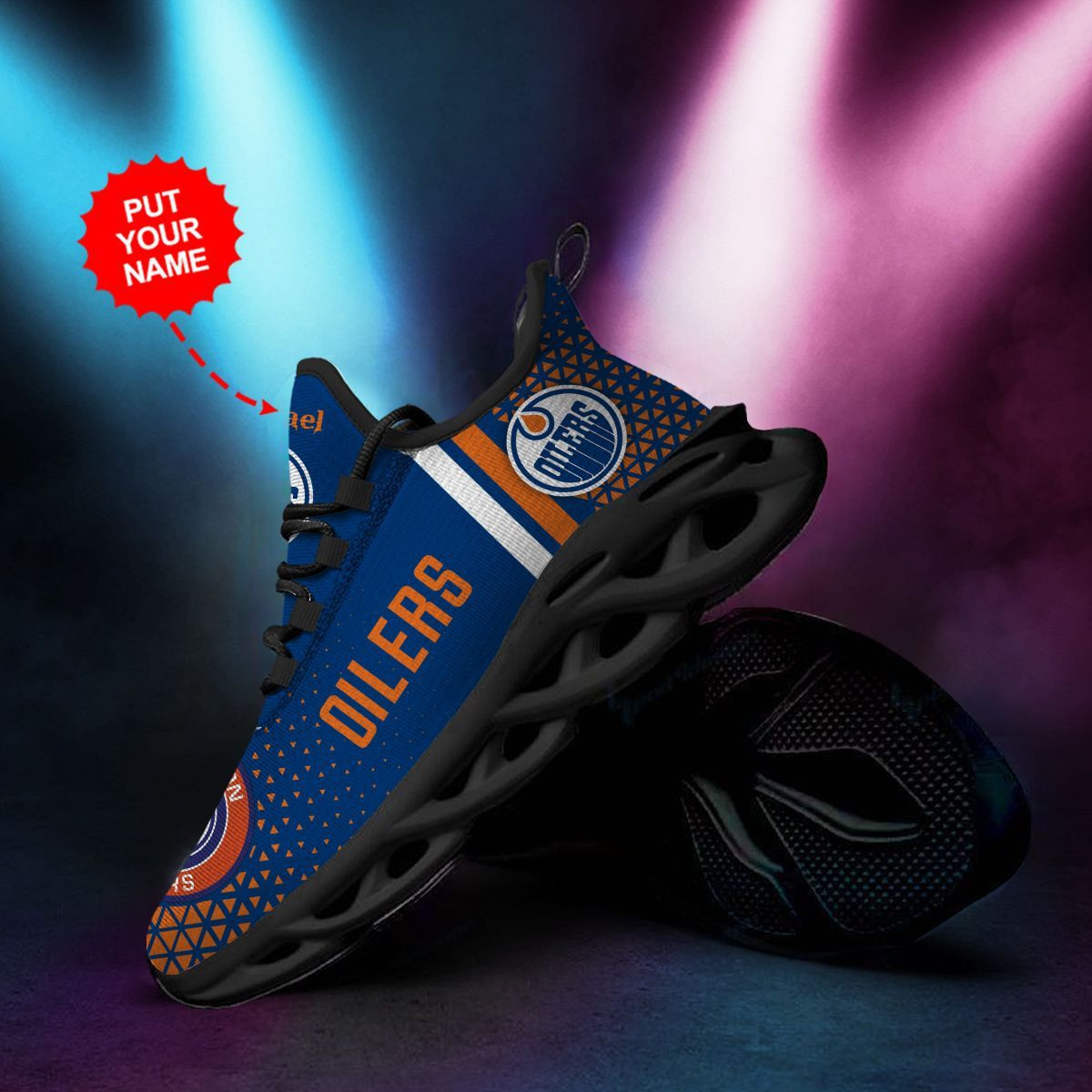 Edmonton Oilers personalisierte Max Soul Sneakers Schuhe