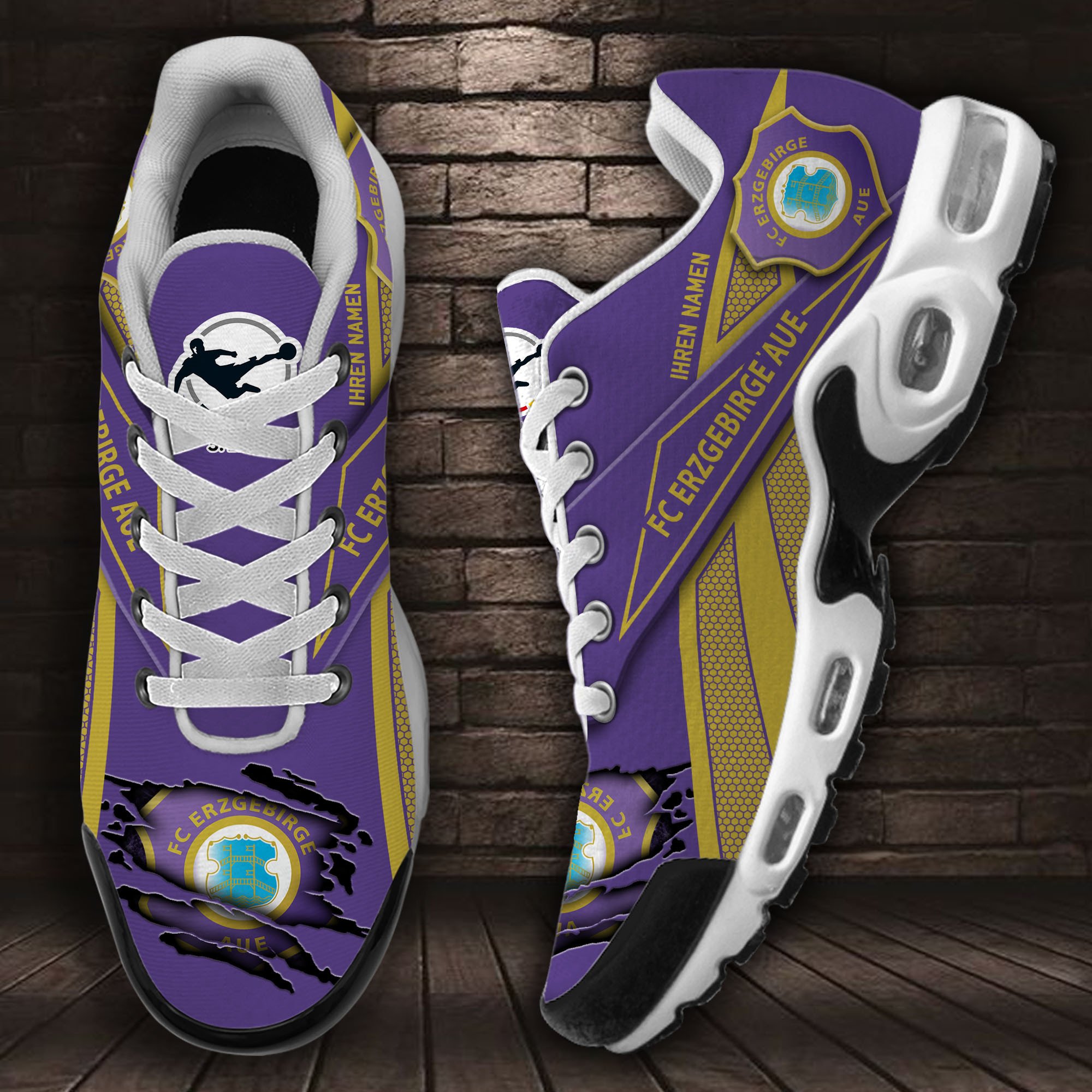 Erzgebirge Aue TN Schuhe Sneakers für Damen und Herren