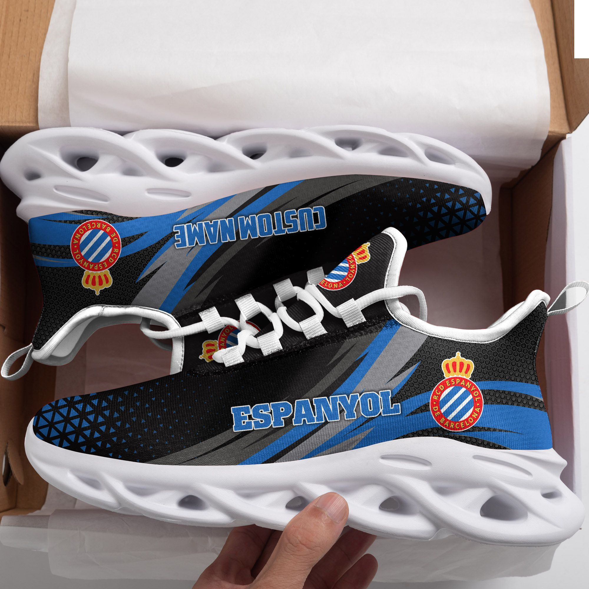 Espanyol Triangle Benutzerdefinierte personalisierte Max Soul Sneakers Schuhe
