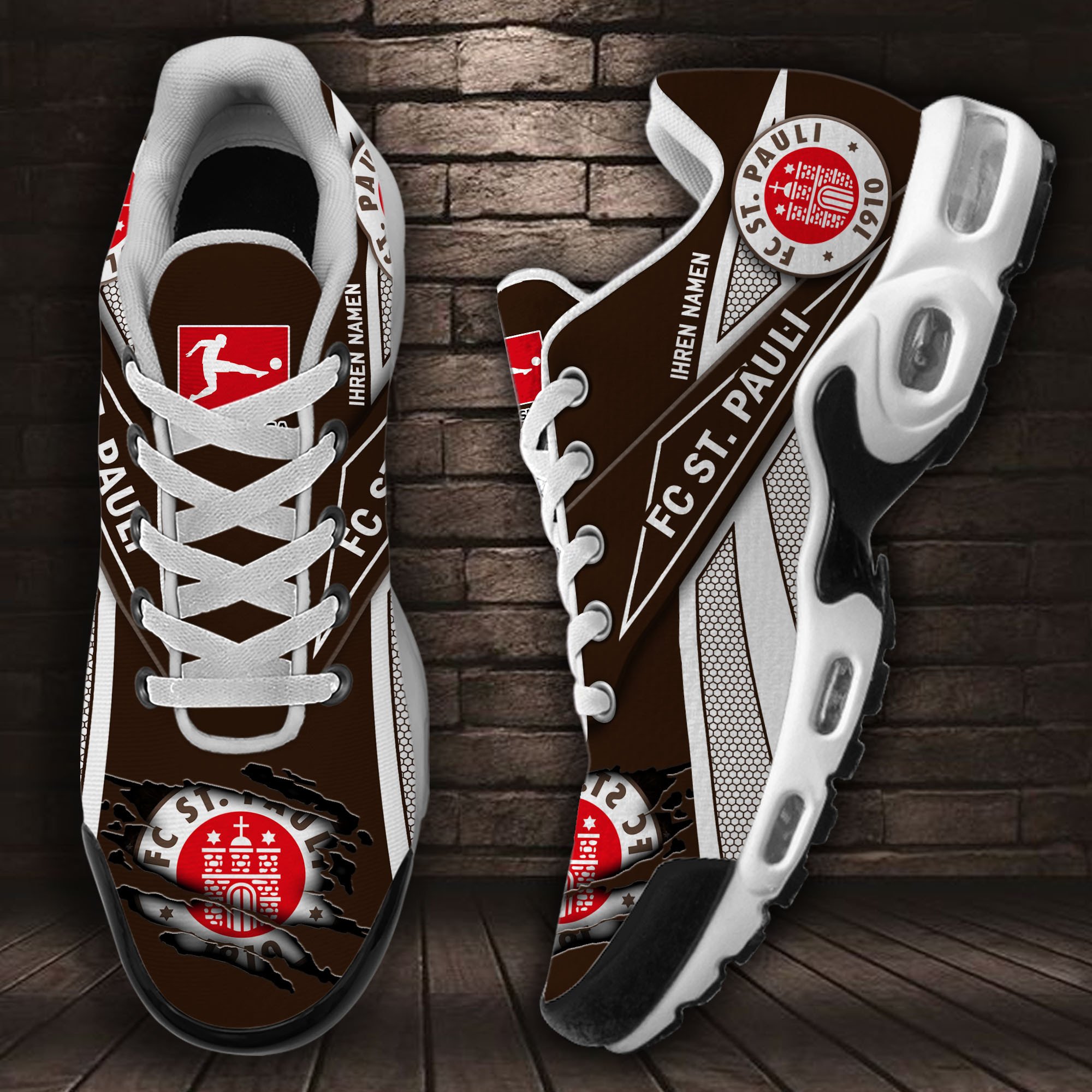 FC St. Pauli TN Schuhe Sneakers für Männer und Frauen