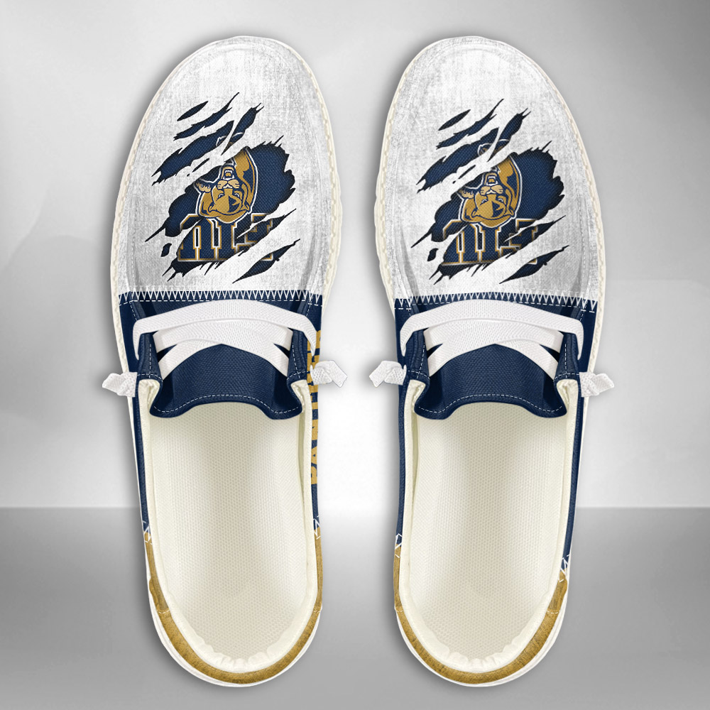 FIU Golden Panthers H-D Shoes Wally Herren-Slipper zum Schnüren für Männer und Frauen