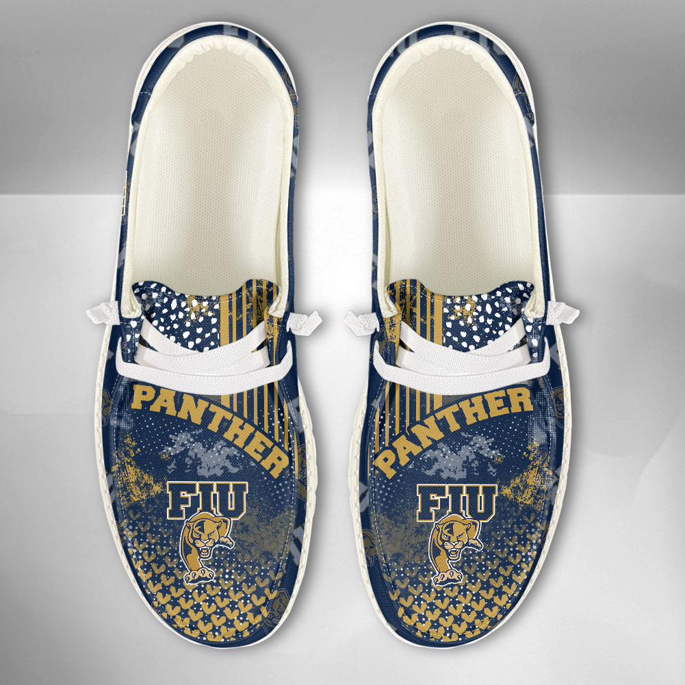 FIU Golden Panthers personalisierte H-D-Sportschuhe – individuelles Namensdesign