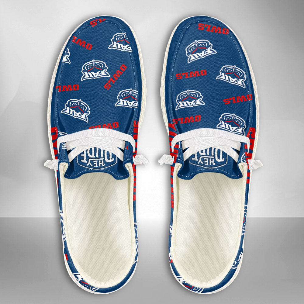Florida Atlantic Owls H-D Shoes Wally Herren-Schnürhalbschuhe für Damen und Herren