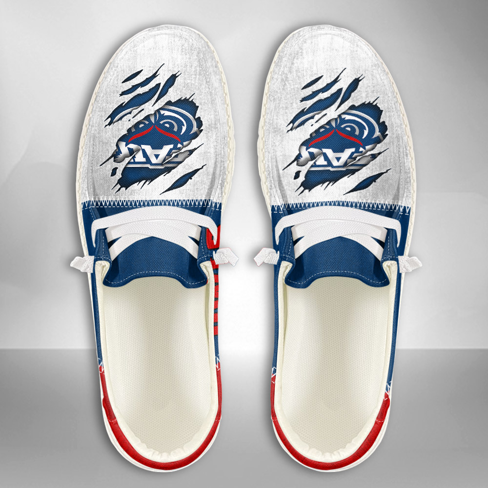 Florida Atlantic Owls H-D Shoes Wally Herren-Schnürhalbschuhe für Damen und Herren