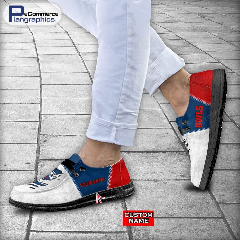 Florida Atlantic Owls Individueller Name H-D Schuhe