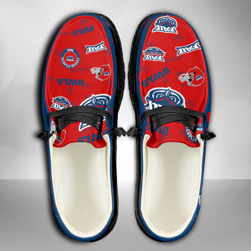 Florida Atlantic Owls personalisierte H-D-Sportschuhe – individuelles Namensdesign