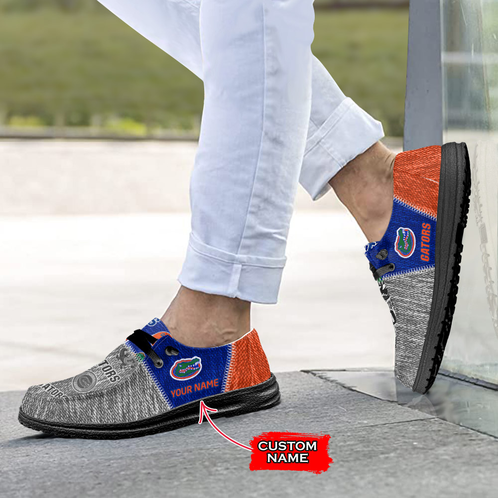 Florida Gators H-D Shoes Wally Herren-Slipper zum Schnüren für Männer und Frauen