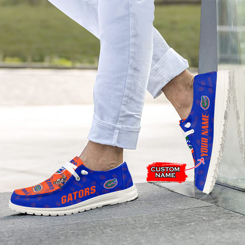 Florida Gators H-D Shoes Wally Herren-Slipper zum Schnüren für Männer und Frauen