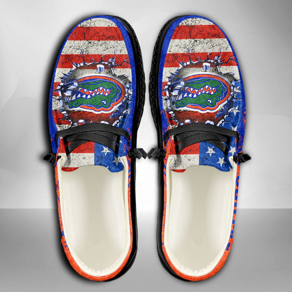 Florida Gators H-D Shoes Wally Herren-Slipper zum Schnüren für Männer und Frauen