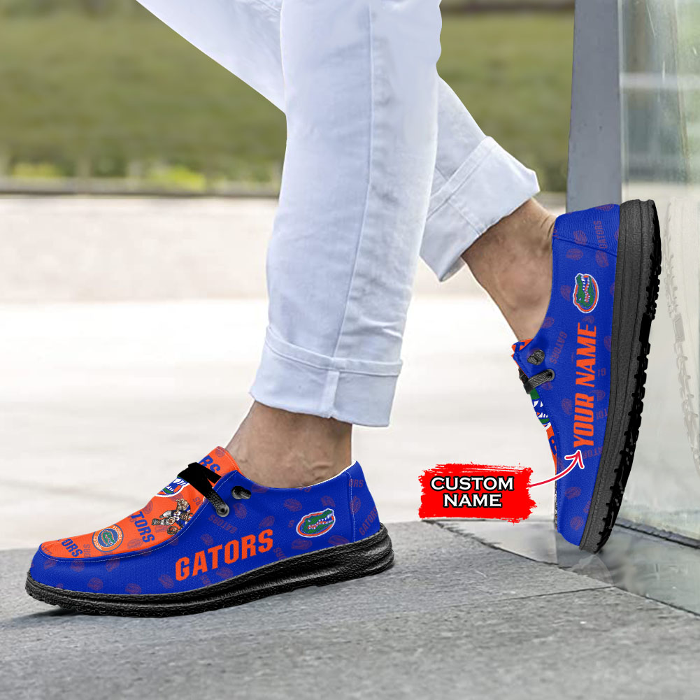 Florida Gators H-D Shoes Wally Herren-Slipper zum Schnüren für Männer und Frauen