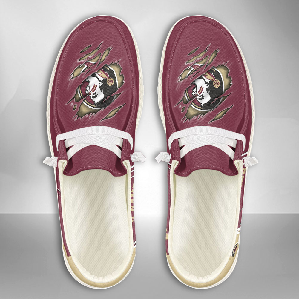 Florida State Seminoles H-D Shoes Wally Herren-Slipper zum Schnüren für Männer und Frauen