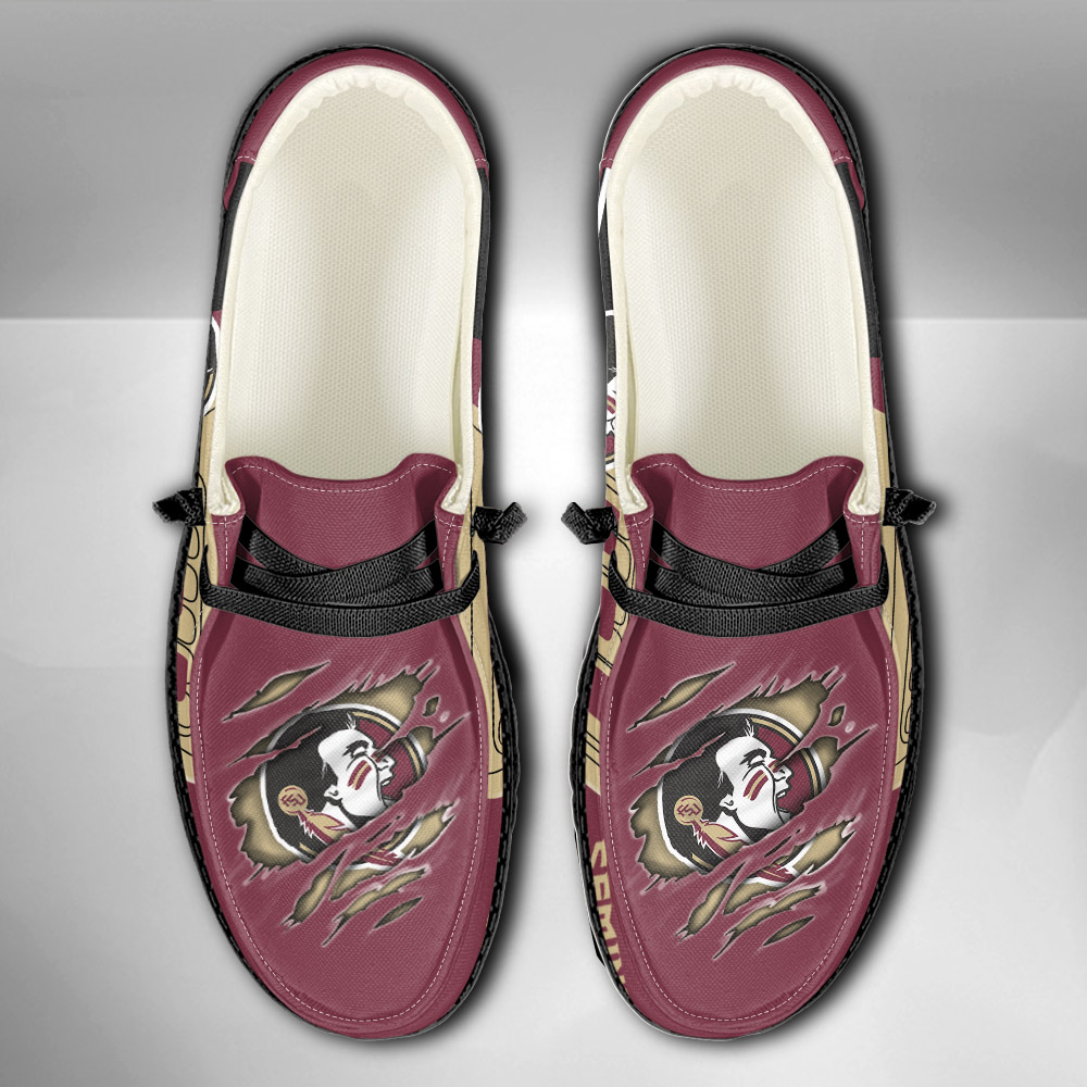 Florida State Seminoles H-D Shoes Wally Herren-Slipper zum Schnüren für Männer und Frauen