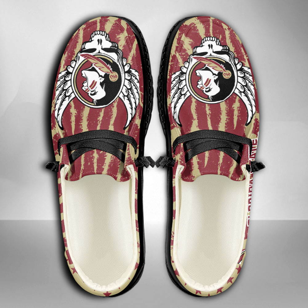 Florida State Seminoles H-D Shoes Wally Herren-Slipper zum Schnüren für Männer und Frauen