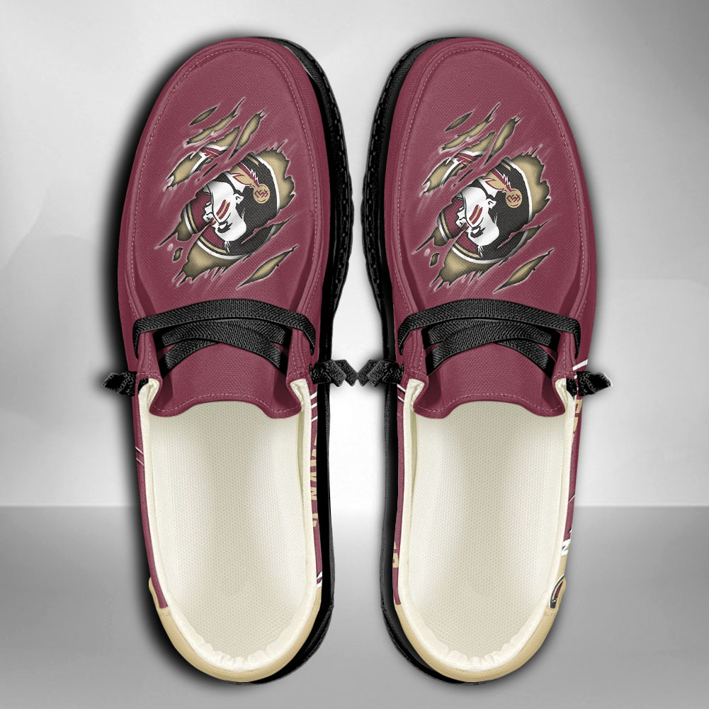 Florida State Seminoles H-D Shoes Wally Herren-Slipper zum Schnüren für Männer und Frauen