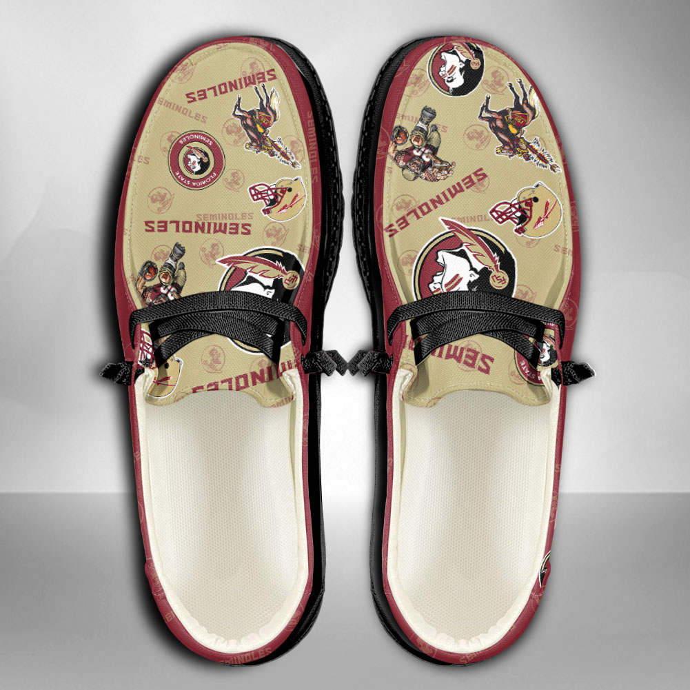 Florida State Seminoles H-D Shoes Wally Herren-Slipper zum Schnüren für Männer und Frauen