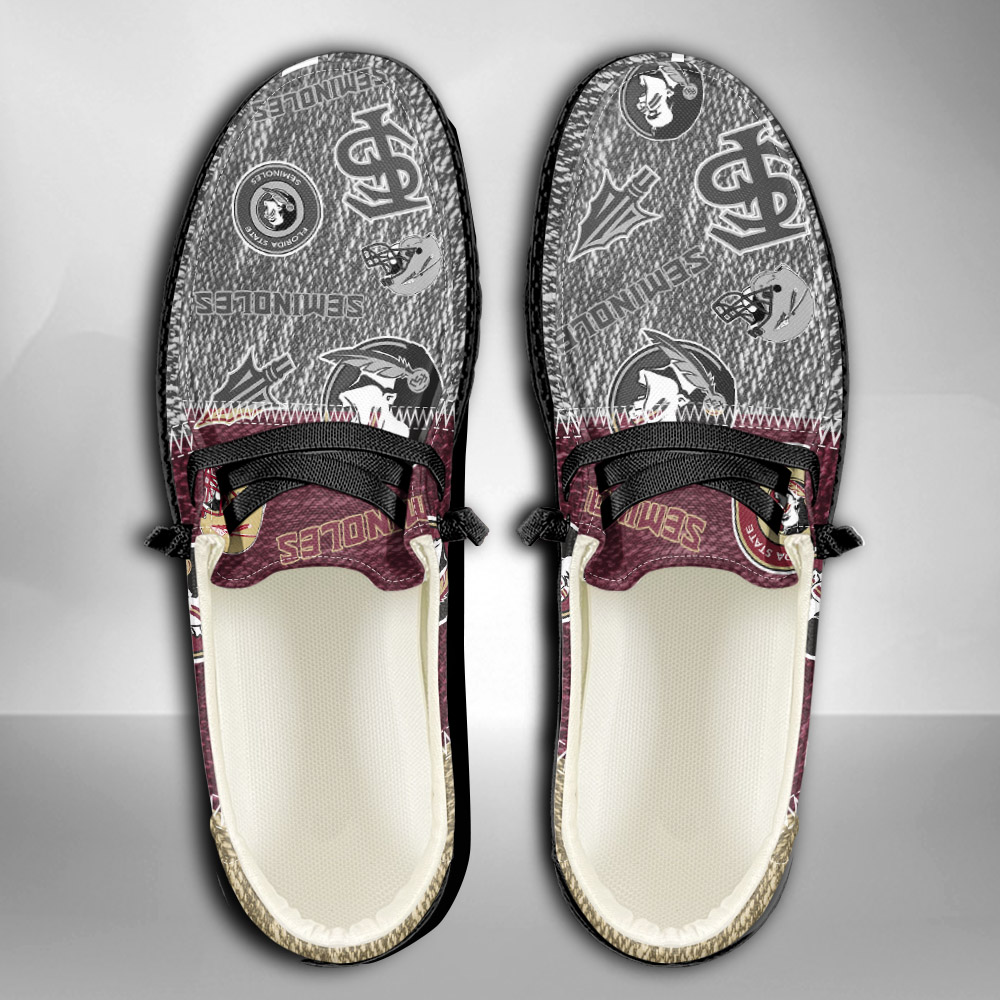 Florida State Seminoles H-D Shoes Wally Herren-Slipper zum Schnüren für Männer und Frauen
