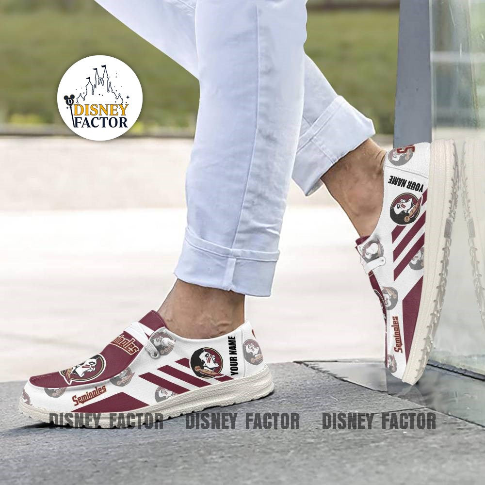 Florida State Seminoles personalisierte H-D-Sportschuhe – individuelles Namensdesign