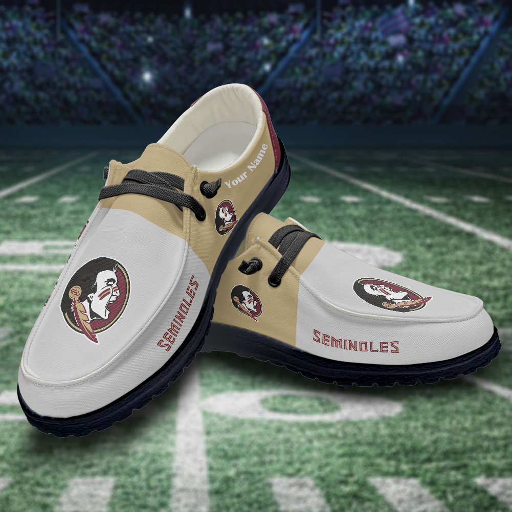 Florida State Seminoles personalisierte H-D-Sportschuhe – individuelles Namensdesign