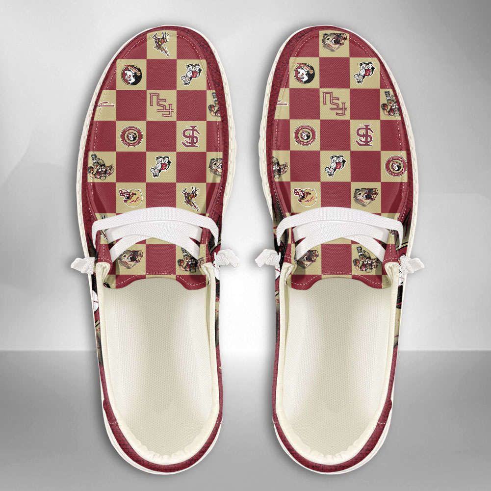 Florida State Seminoles personalisierte H-D-Sportschuhe – individuelles Namensdesign