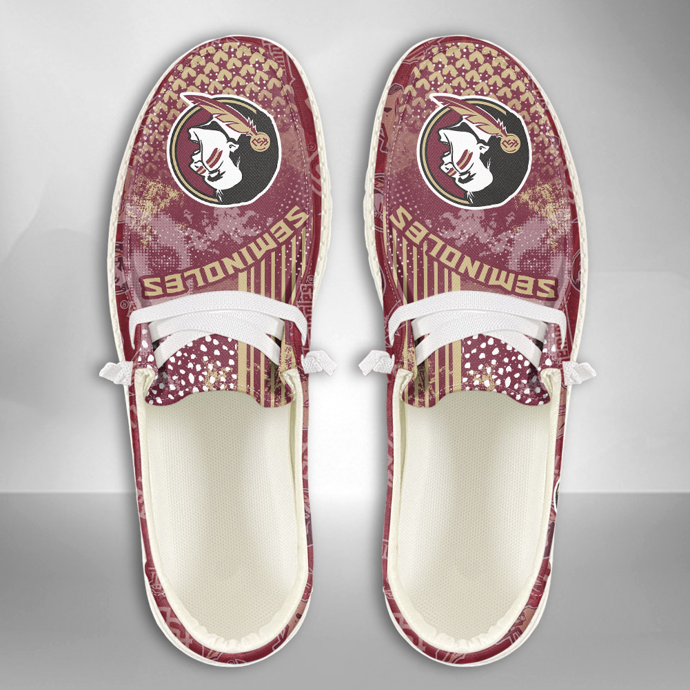 Florida State Seminoles personalisierte H-D-Sportschuhe – individuelles Namensdesign
