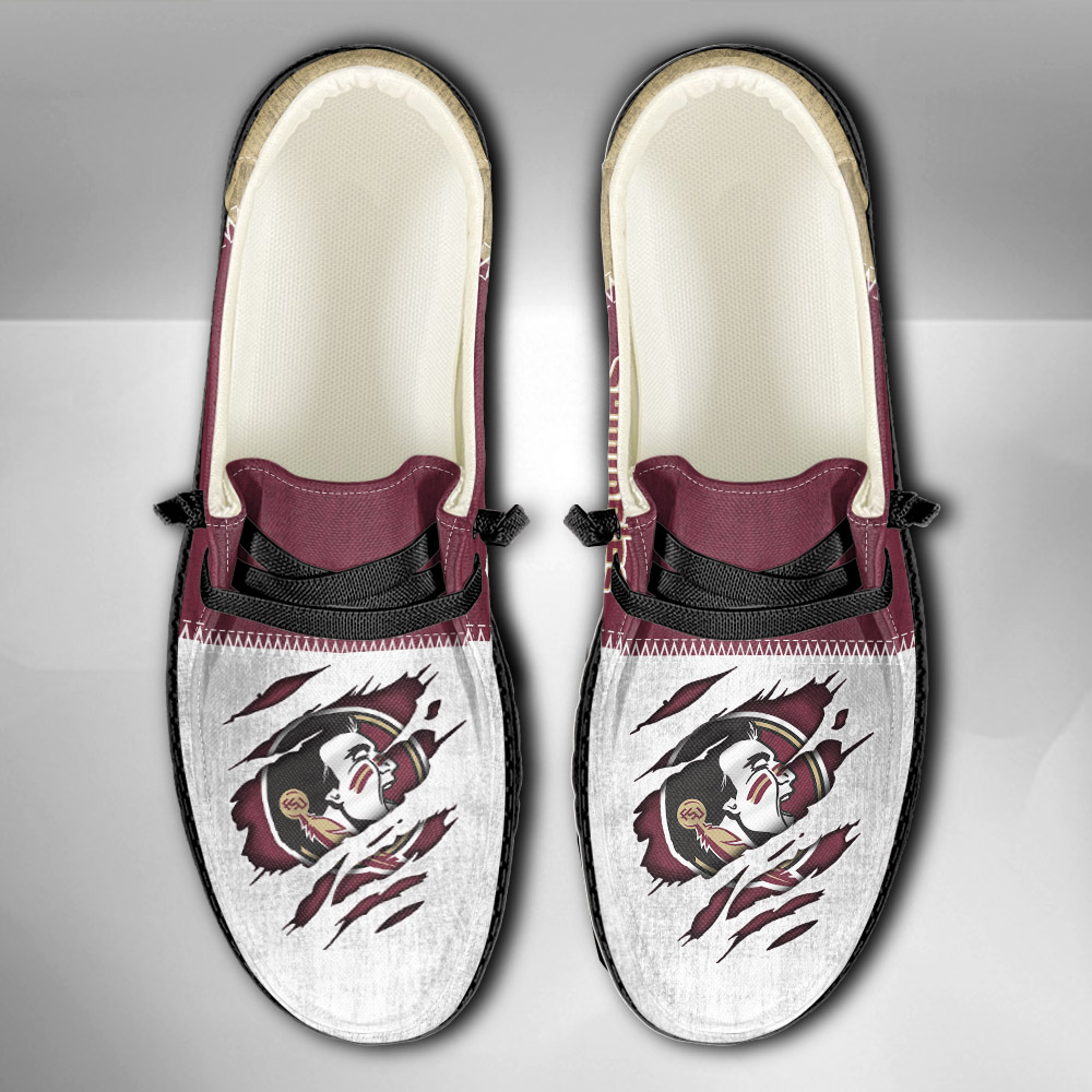 Florida State Seminoles personalisierte H-D-Sportschuhe – individuelles Namensdesign