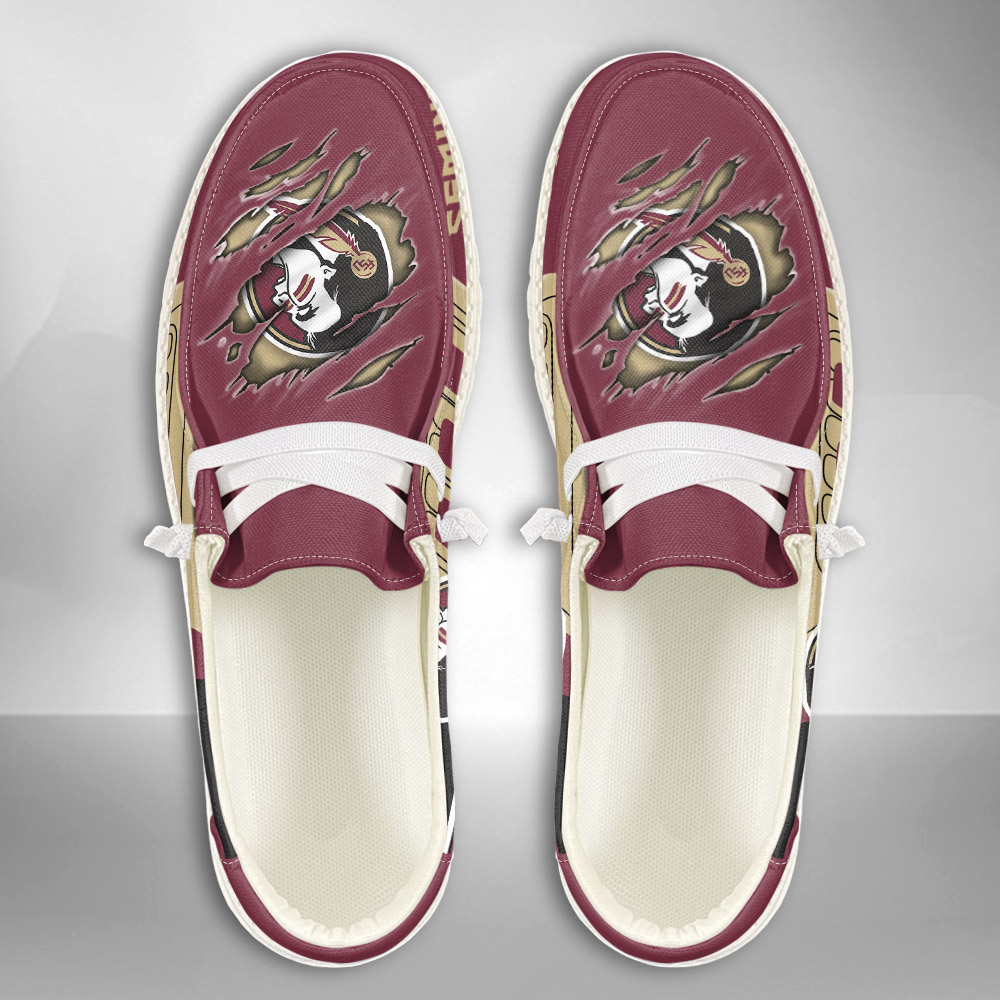 Florida State Seminoles personalisierte H-D-Sportschuhe – individuelles Namensdesign