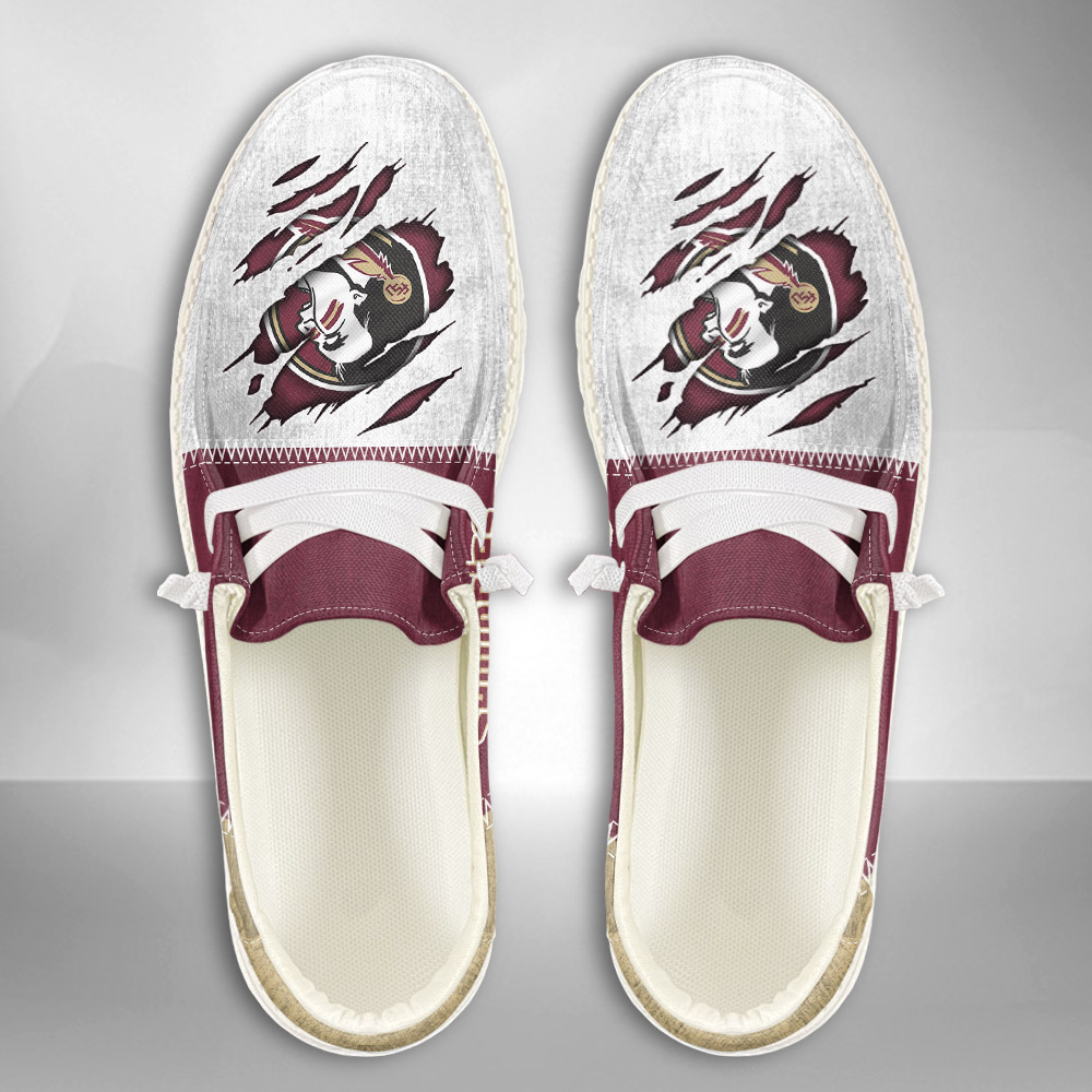 Florida State Seminoles personalisierte H-D-Sportschuhe – individuelles Namensdesign