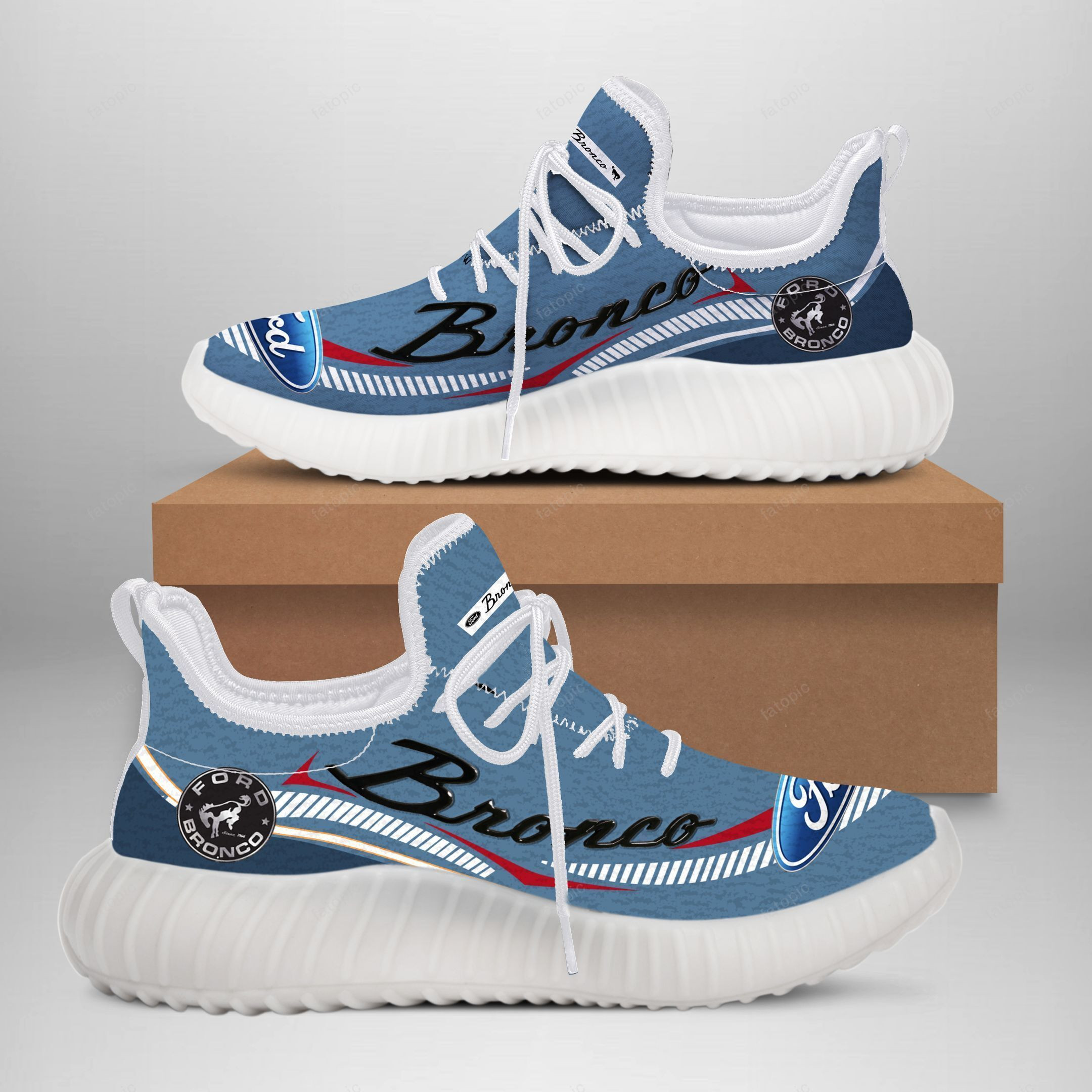 Ford Bronco Yz Schuhe Ver 3 (Carolina Blau)