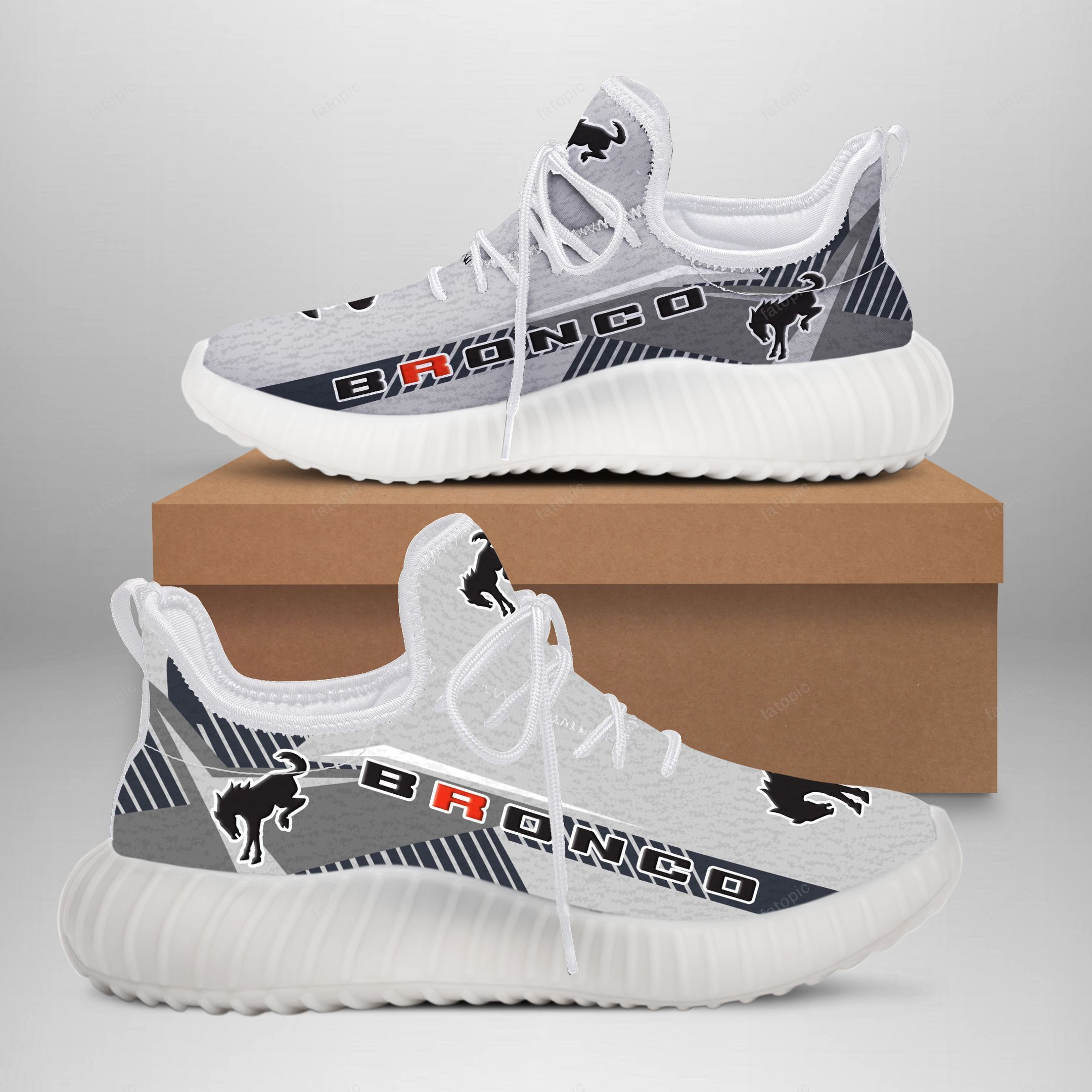 Ford Bronco Yz Schuhe Ver 6 (Grau)