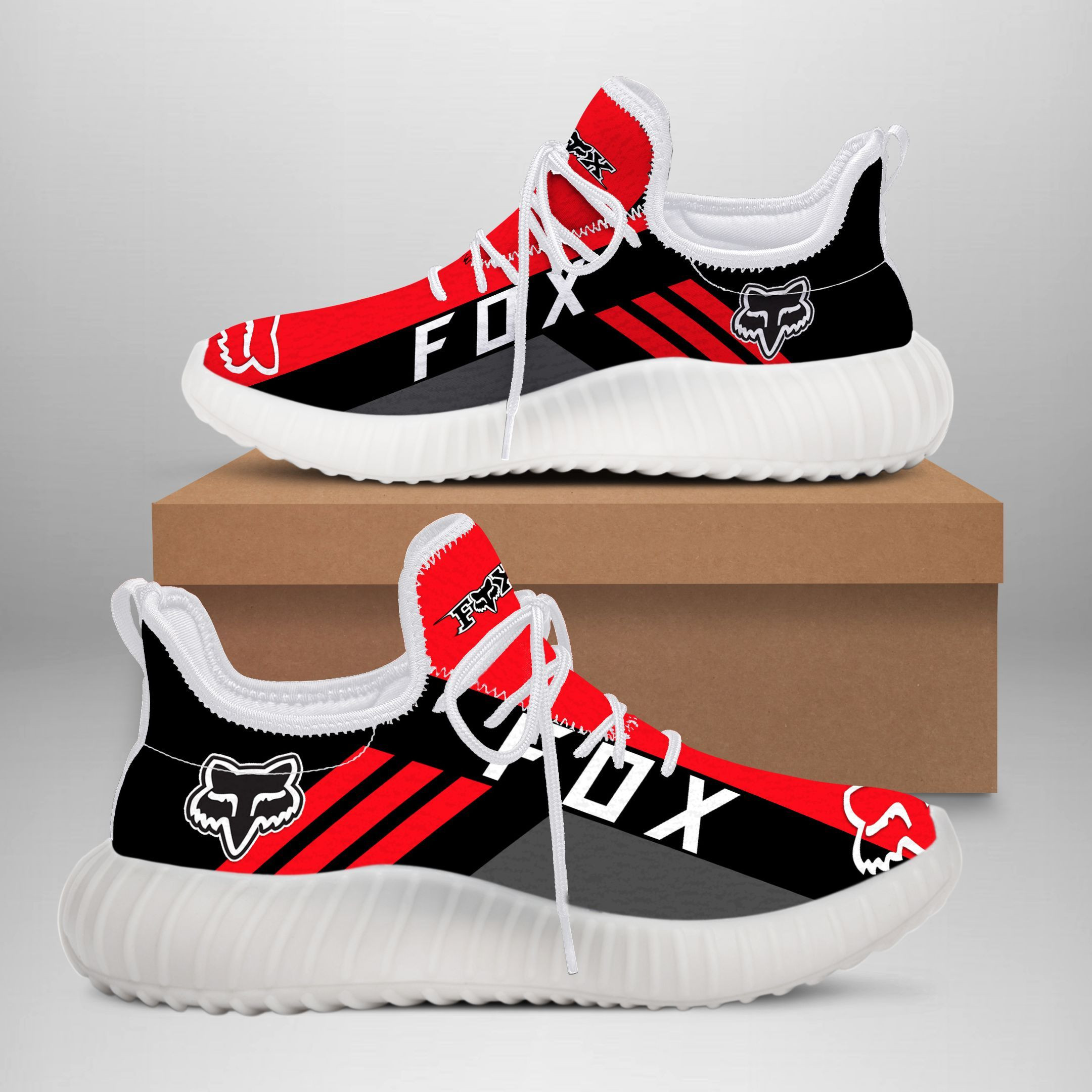 Fox Racing NCT-HA YZ Schuhe Ver 4 (Rot)