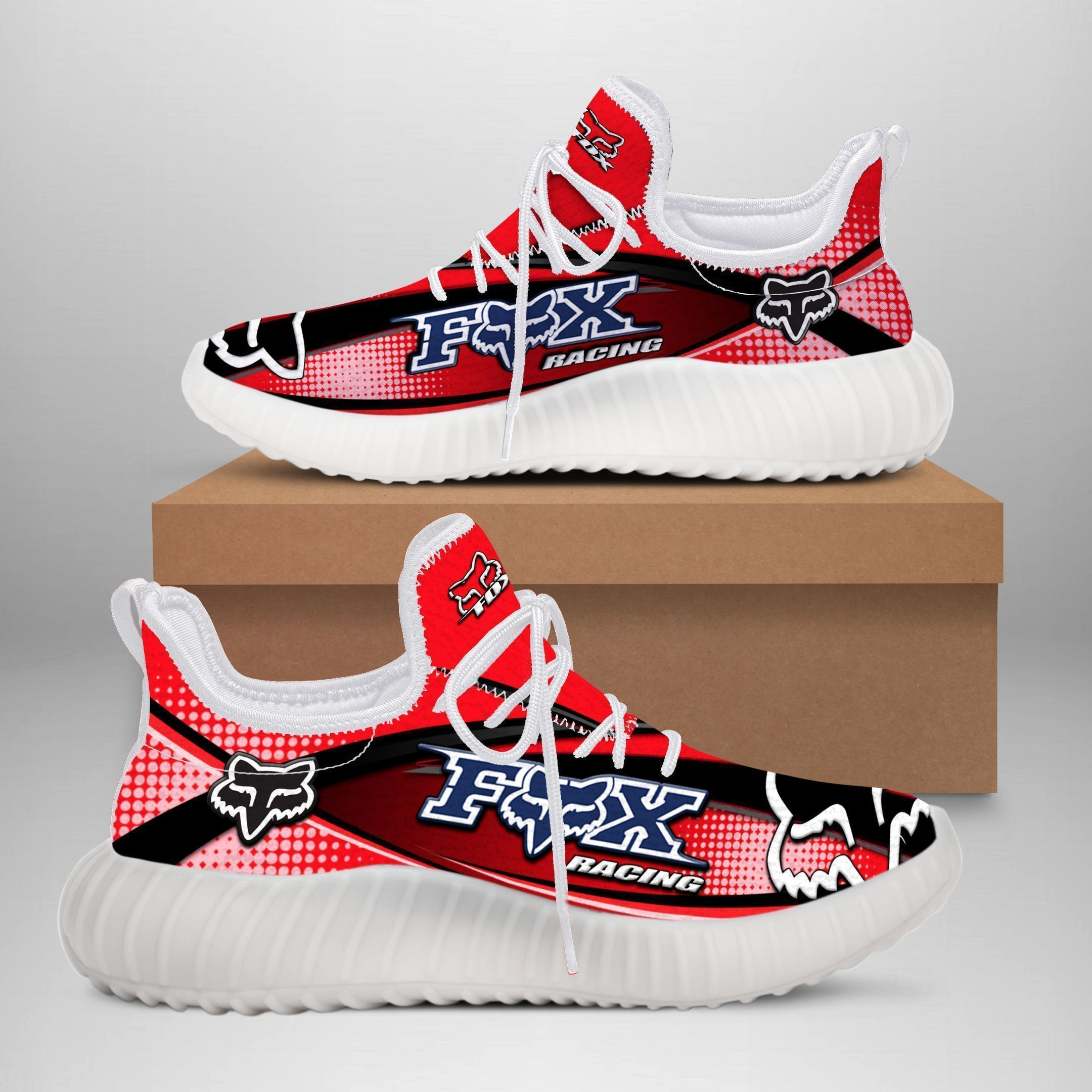 FOX Racing TIN YZ Schuhe Ver 1 (Rot)