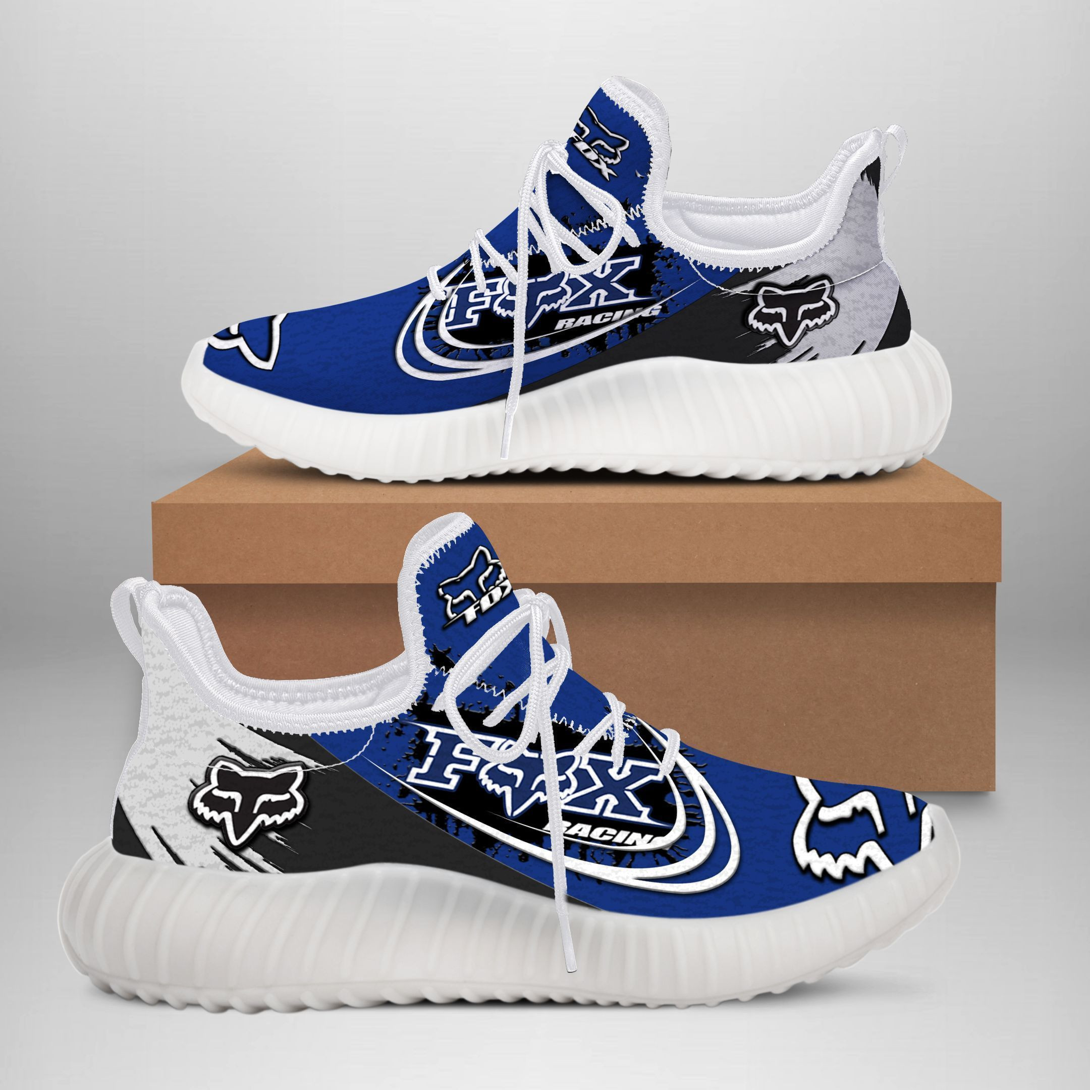Fox Racing TIN YZ Schuhe Ver 3 (Blau)