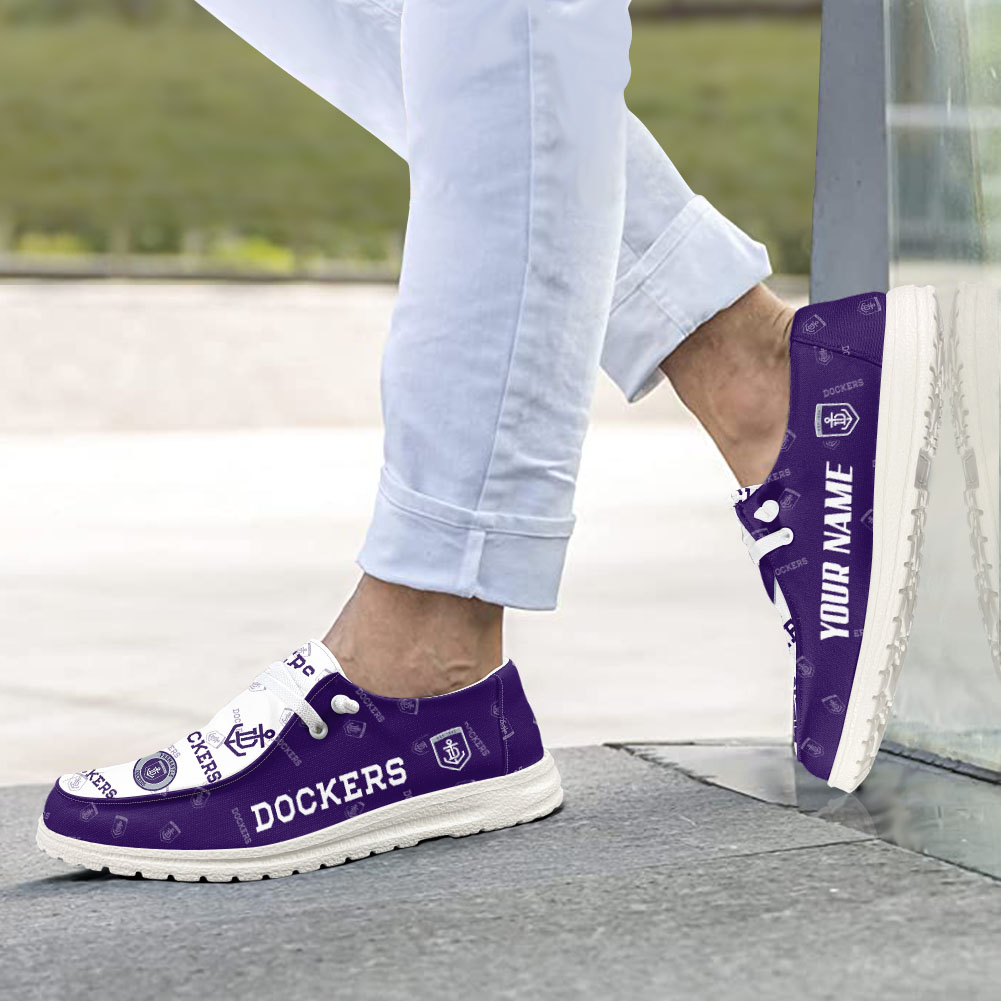 Fremantle Dockers personalisierte H-D-Sportschuhe – individuelles Namensdesign