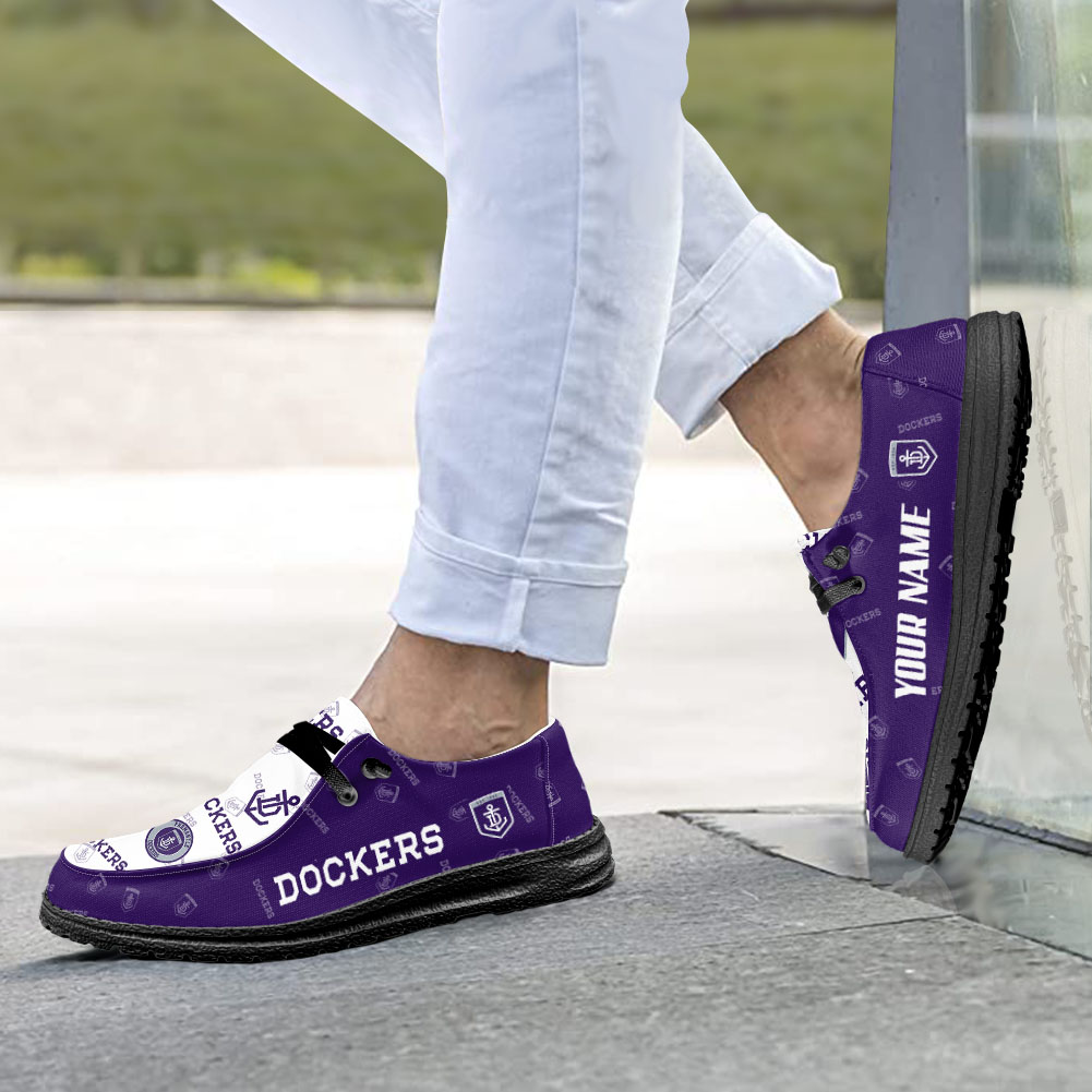 Fremantle Dockers personalisierte H-D-Sportschuhe – individuelles Namensdesign