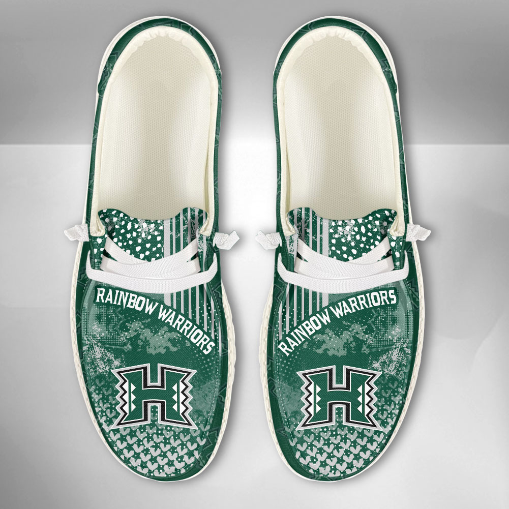 Hawaii Rainbow Warriors H-D Shoes Wally Herren-Slipper zum Schnüren für Männer und Frauen