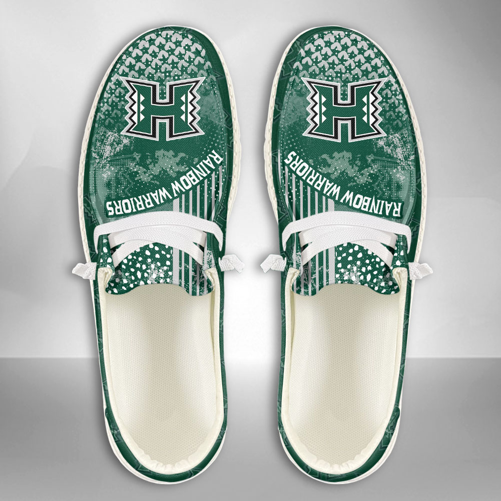 Hawaii Rainbow Warriors H-D Shoes Wally Herren-Slipper zum Schnüren für Männer und Frauen