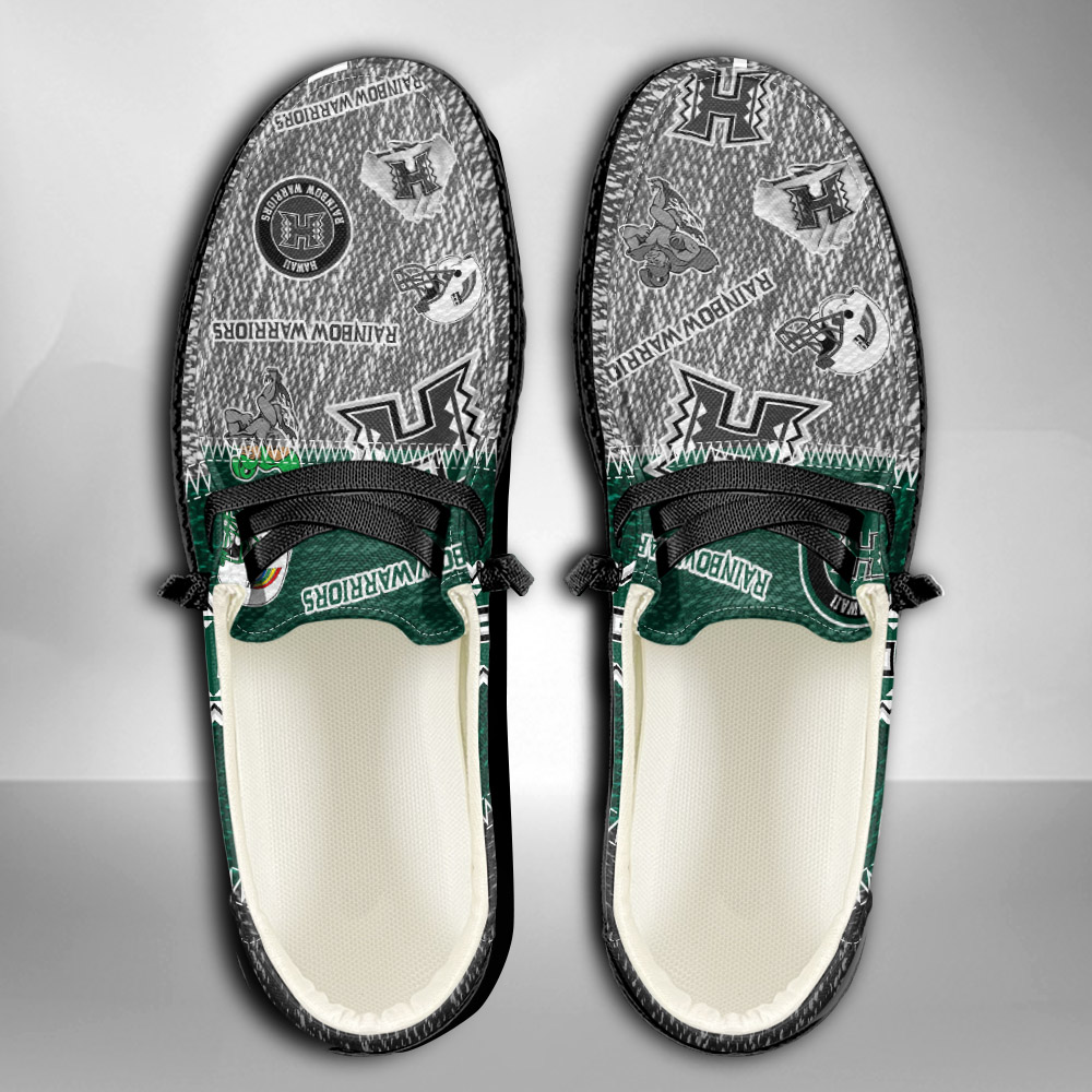 Hawaii Rainbow Warriors H-D Shoes Wally Herren-Slipper zum Schnüren für Männer und Frauen