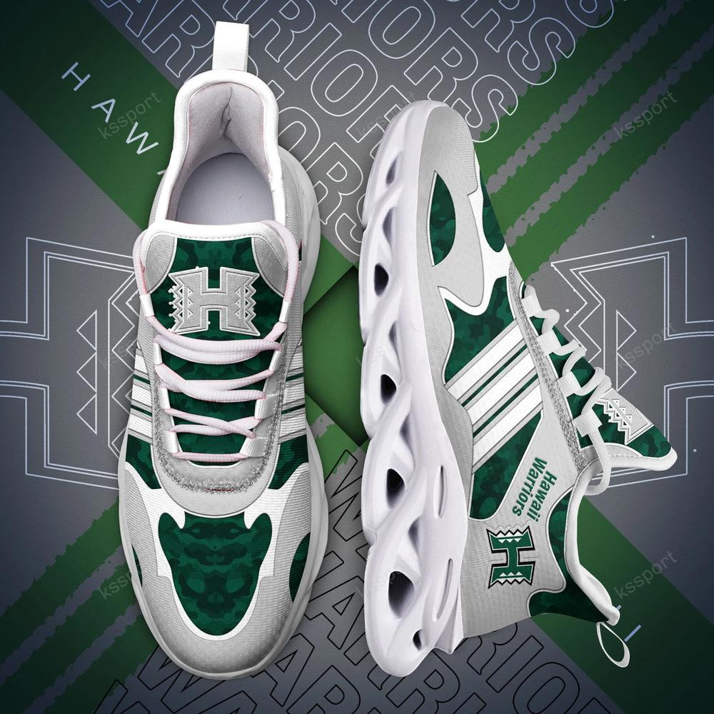 Hawaii Rainbow Warriors Max Soul Clunky, Camo Running Sneakers für Fans aller Zeiten