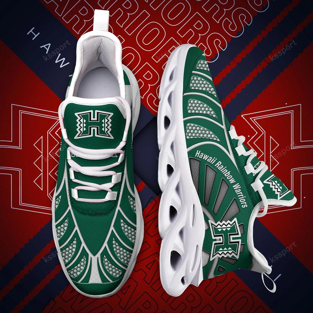 Hawaii Rainbow Warriors Max Soul Clunky, schwarz-weiße Laufschuhe