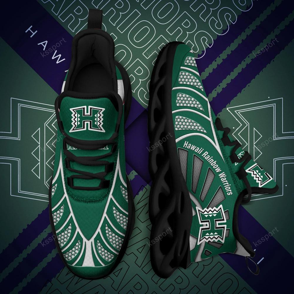 Hawaii Rainbow Warriors Max Soul Clunky, schwarz-weiße Laufschuhe