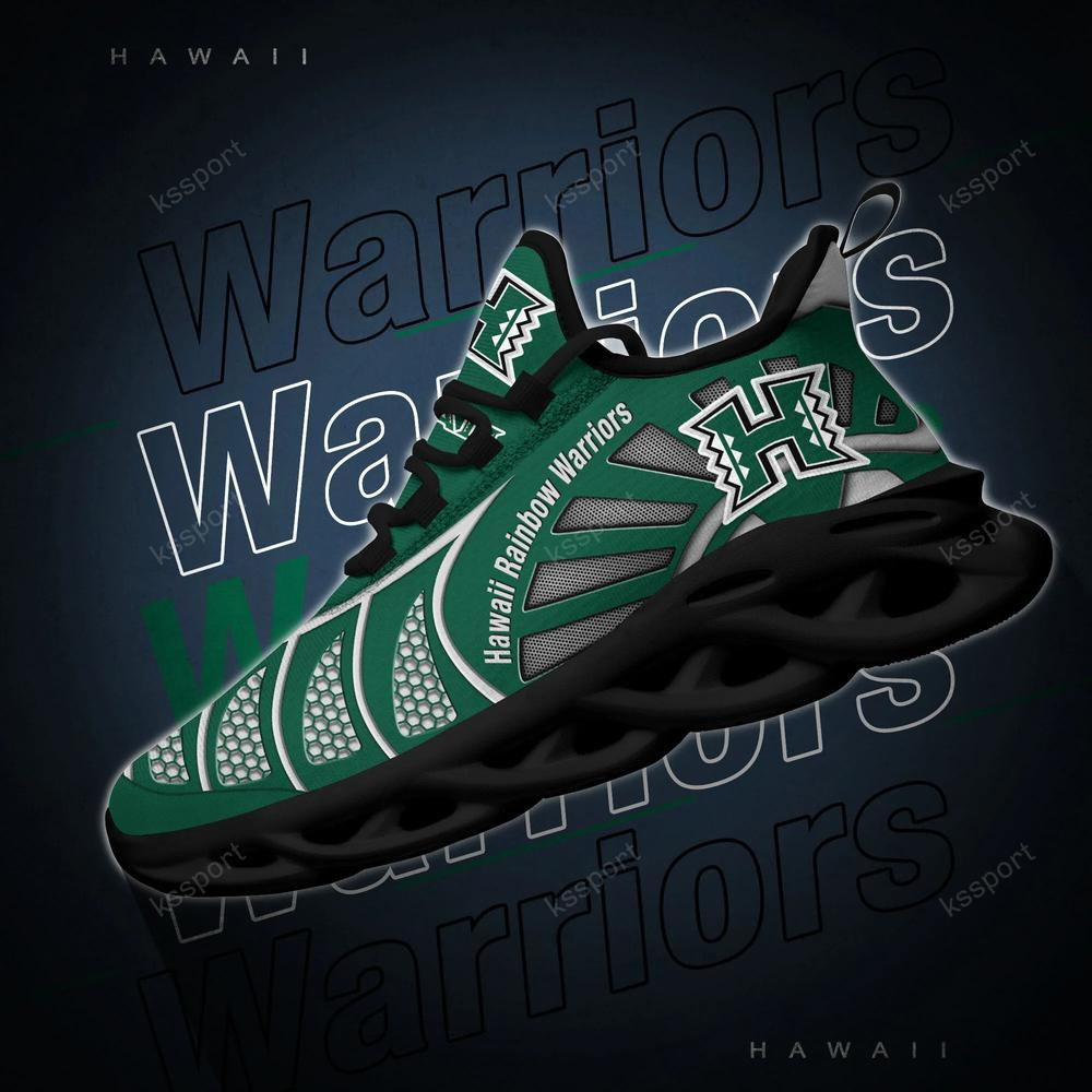 Hawaii Rainbow Warriors Max Soul Clunky, schwarz-weiße Laufschuhe