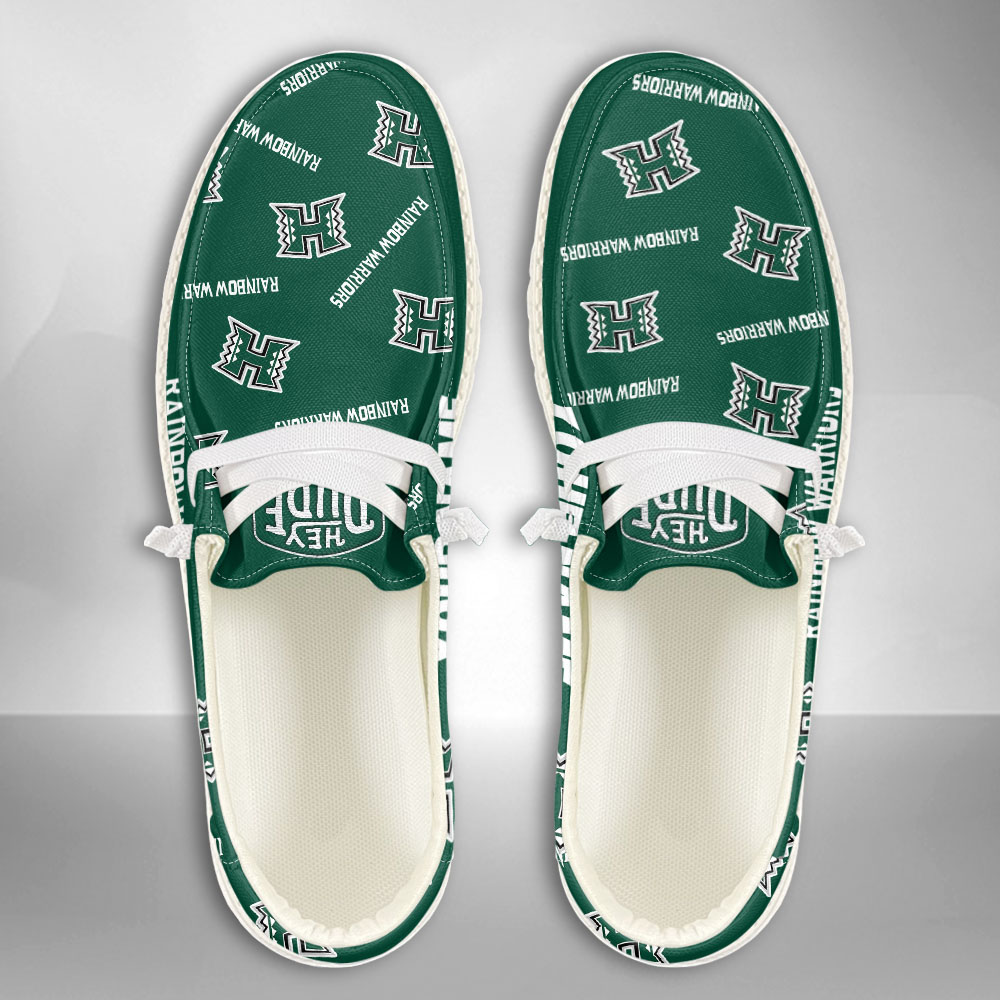 Hawaii Rainbow Warriors personalisierte H-D-Sportschuhe – individuelles Namensdesign